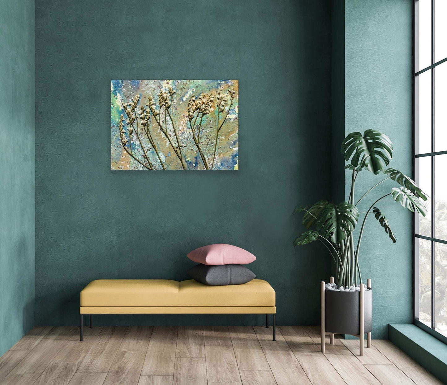Impression of 'Galactic Flora' in an interior setting.