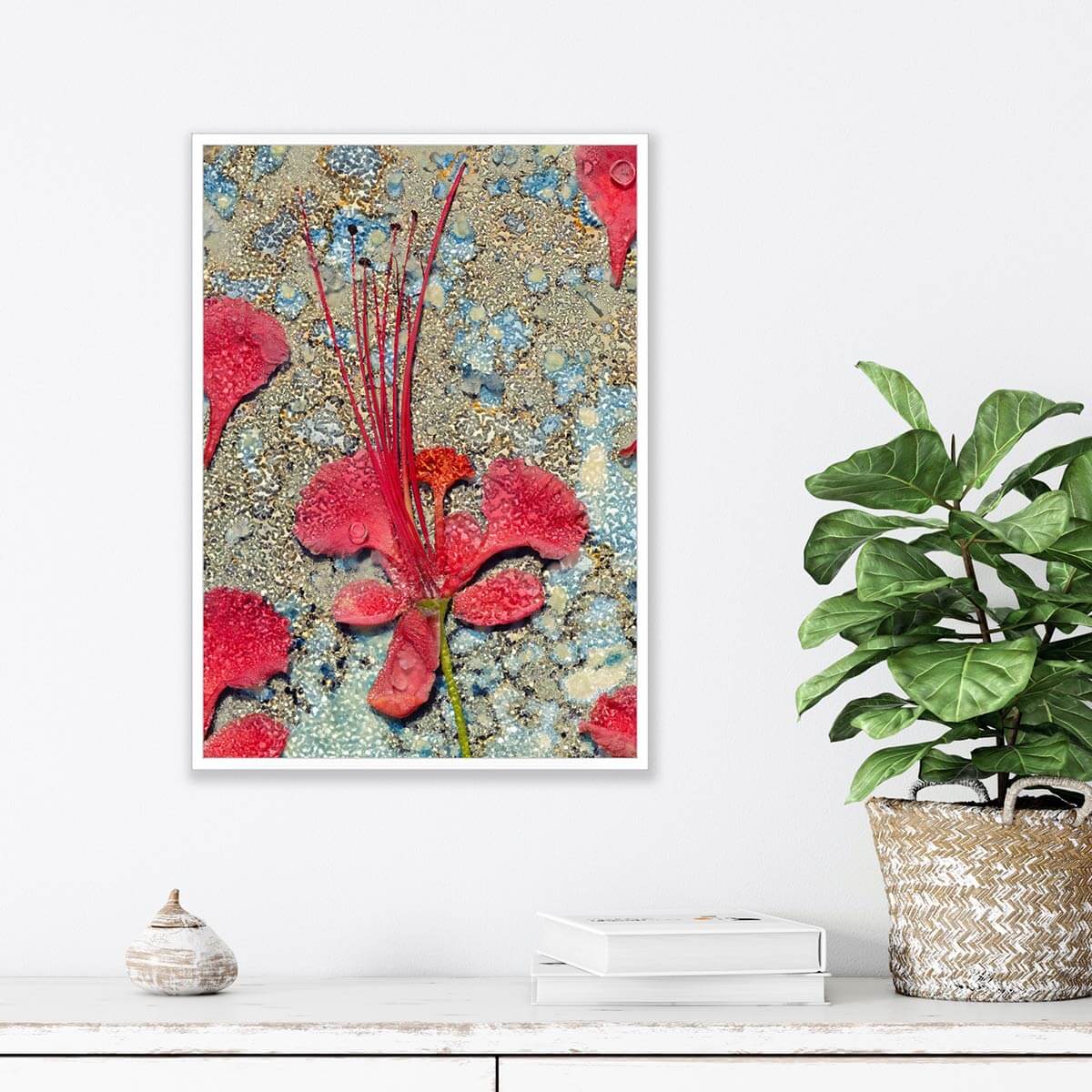 'Joie De Vivre' - Impression of artwork in an interior setting. Available printed on archival paper (unframed).