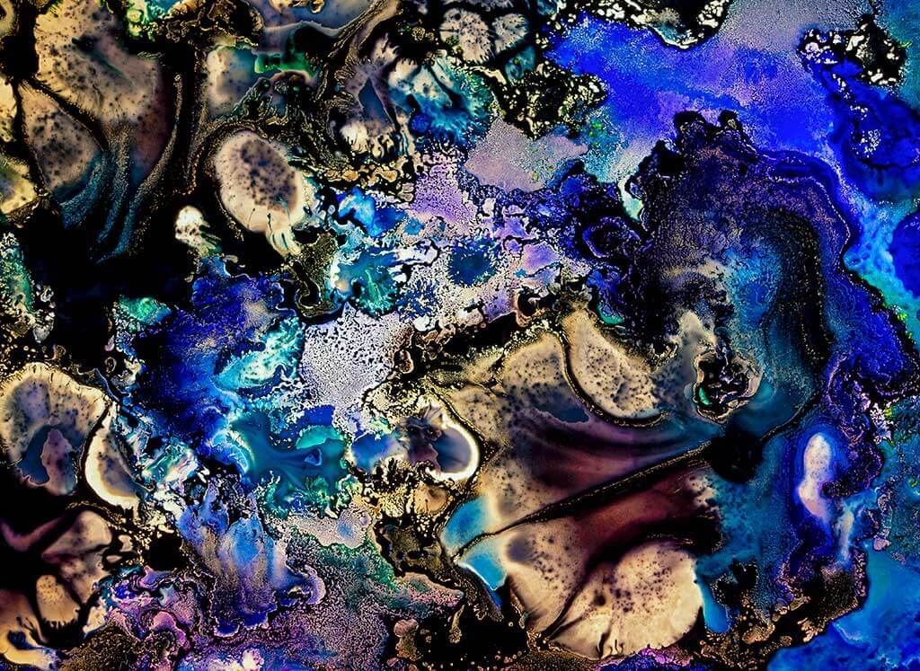 ‘Intergalactic Ebb & Flow II’ by iSpyVenus Art & Photography. Available printed on archival paper (unframed) & ready to hang metal.