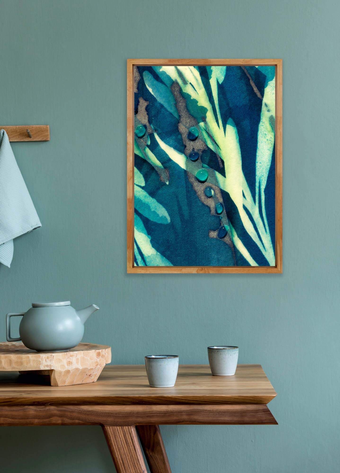 'After The Rain' - Impression of artwork in an interior setting.