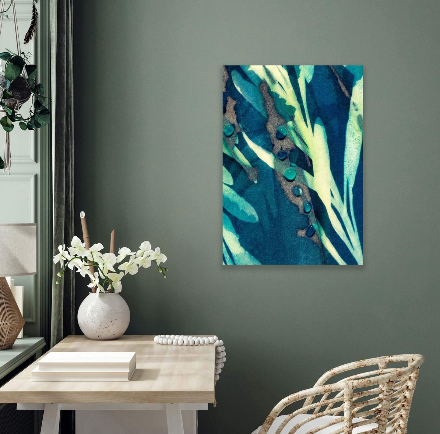 'After The Rain' - Impression of artwork in an interior setting.