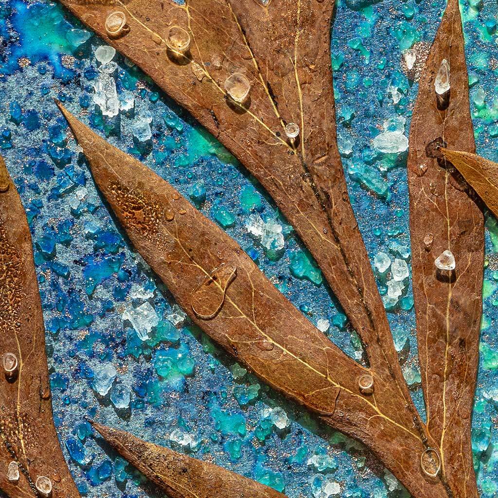 Close up detail of 'Foliage Voyage' by iSpyVenus Art & Photography.