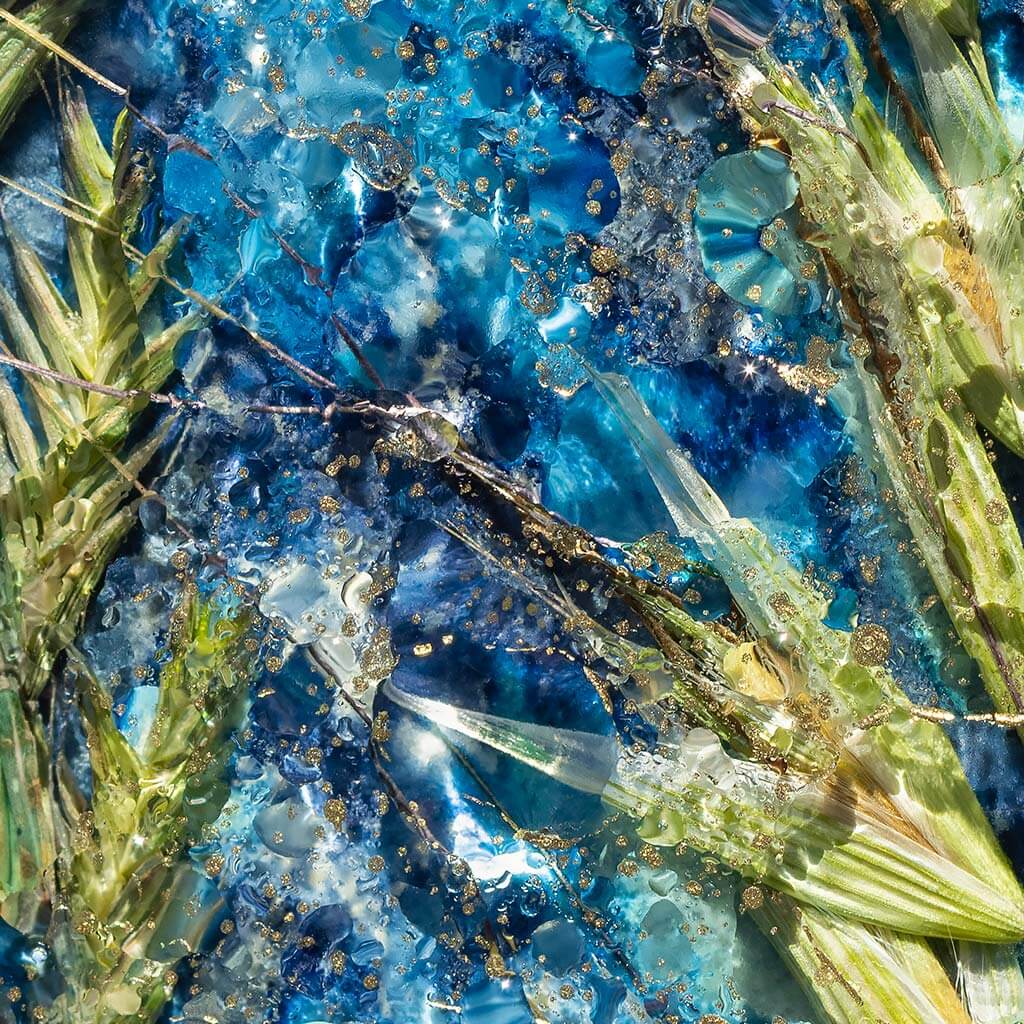 Close up detail of 'Sparkle & Flow' by iSpyVenus Art & Photography.