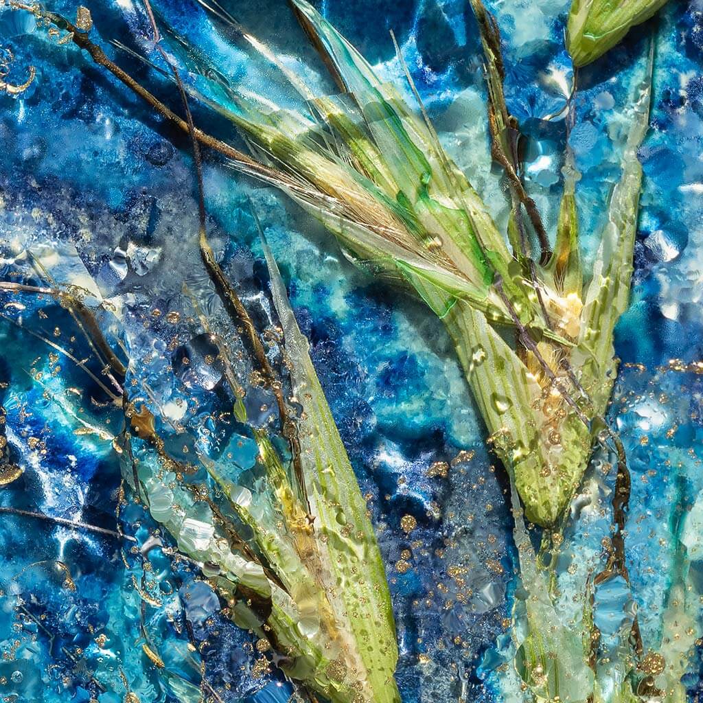 Close up detail of 'Sparkle & Flow' by iSpyVenus Art & Photography.