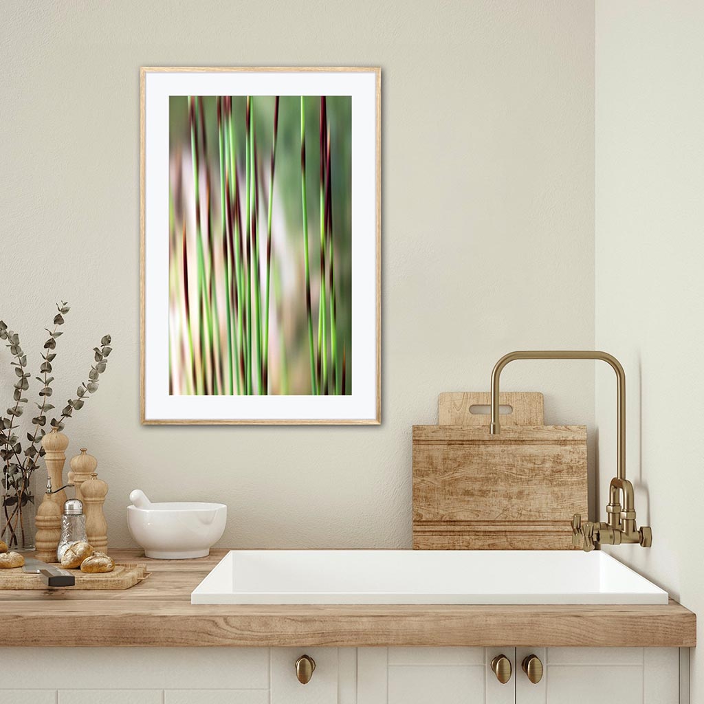 ‘Earthly Simplicity’ - Impression of artwork in an interior setting. Available printed on archival paper (unframed).