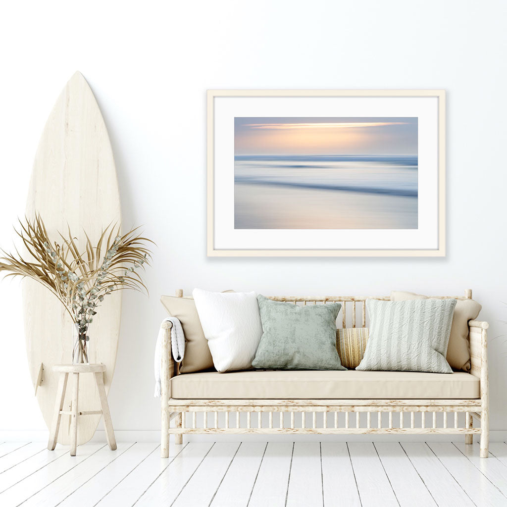 ‘Iridescent Rising II’ - Impression of artwork in an interior setting. Available printed on archival paper (unframed).