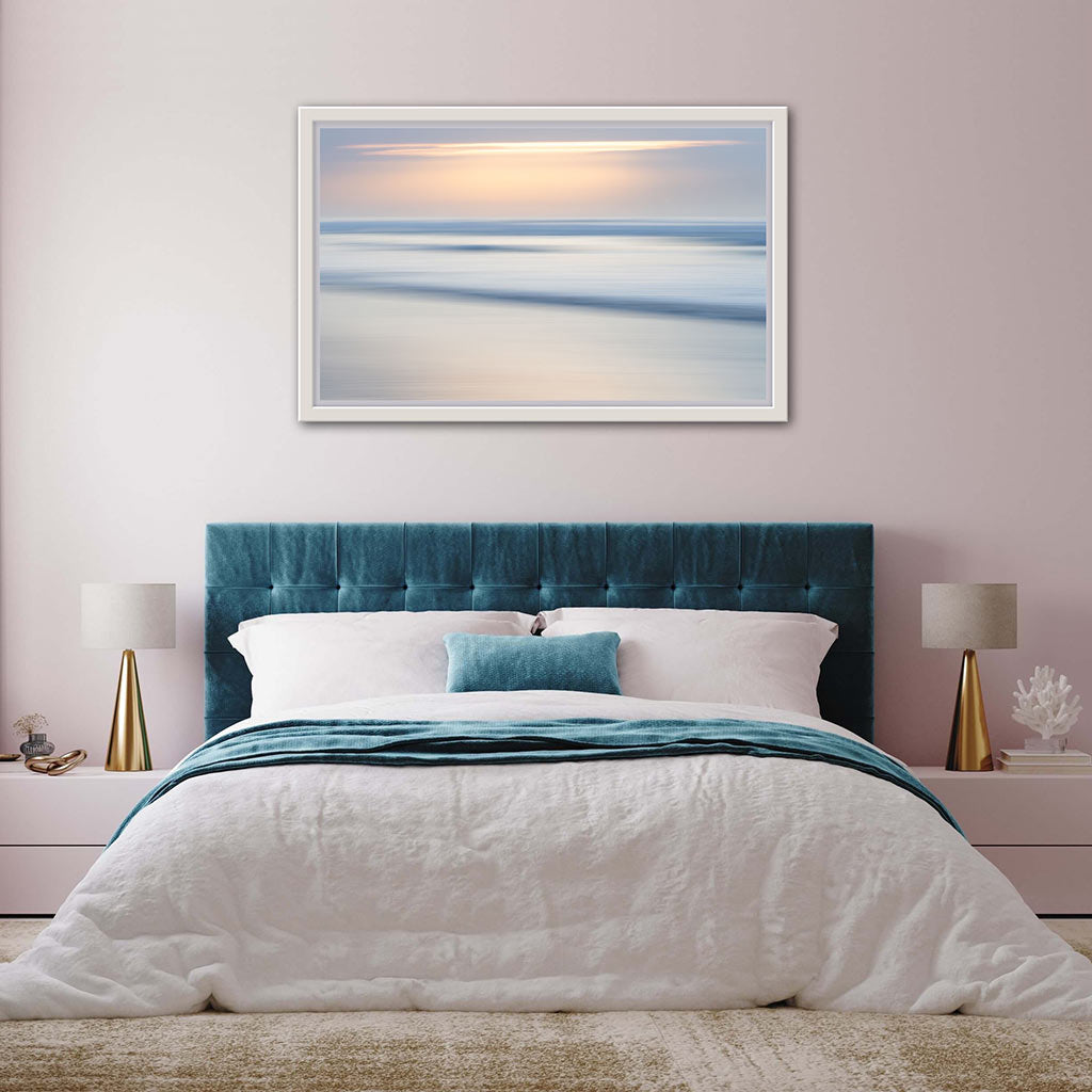 ‘Iridescent Rising II’ - Impression of artwork in an interior setting. Available printed on archival paper (unframed).