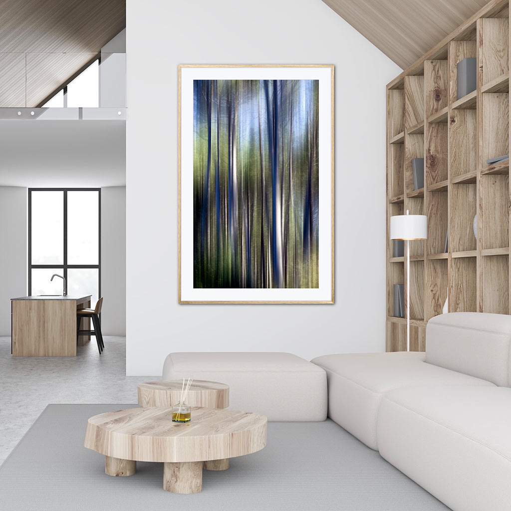 ‘Life Force II’ - Impression of artwork in an interior setting. Available printed on archival paper (unframed).