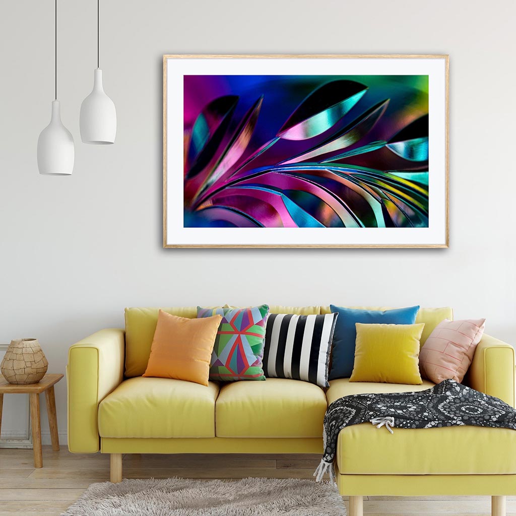 ‘Renaissance’ - Impression of artwork in an interior setting. Available printed on archival paper (unframed) & ready to hang metal.