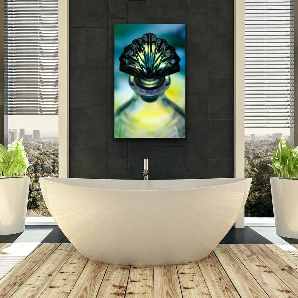 ‘The Queen of Minted Limes’ - Impression of artwork in an interior setting. Available printed on archival paper (unframed) & ready to hang metal.