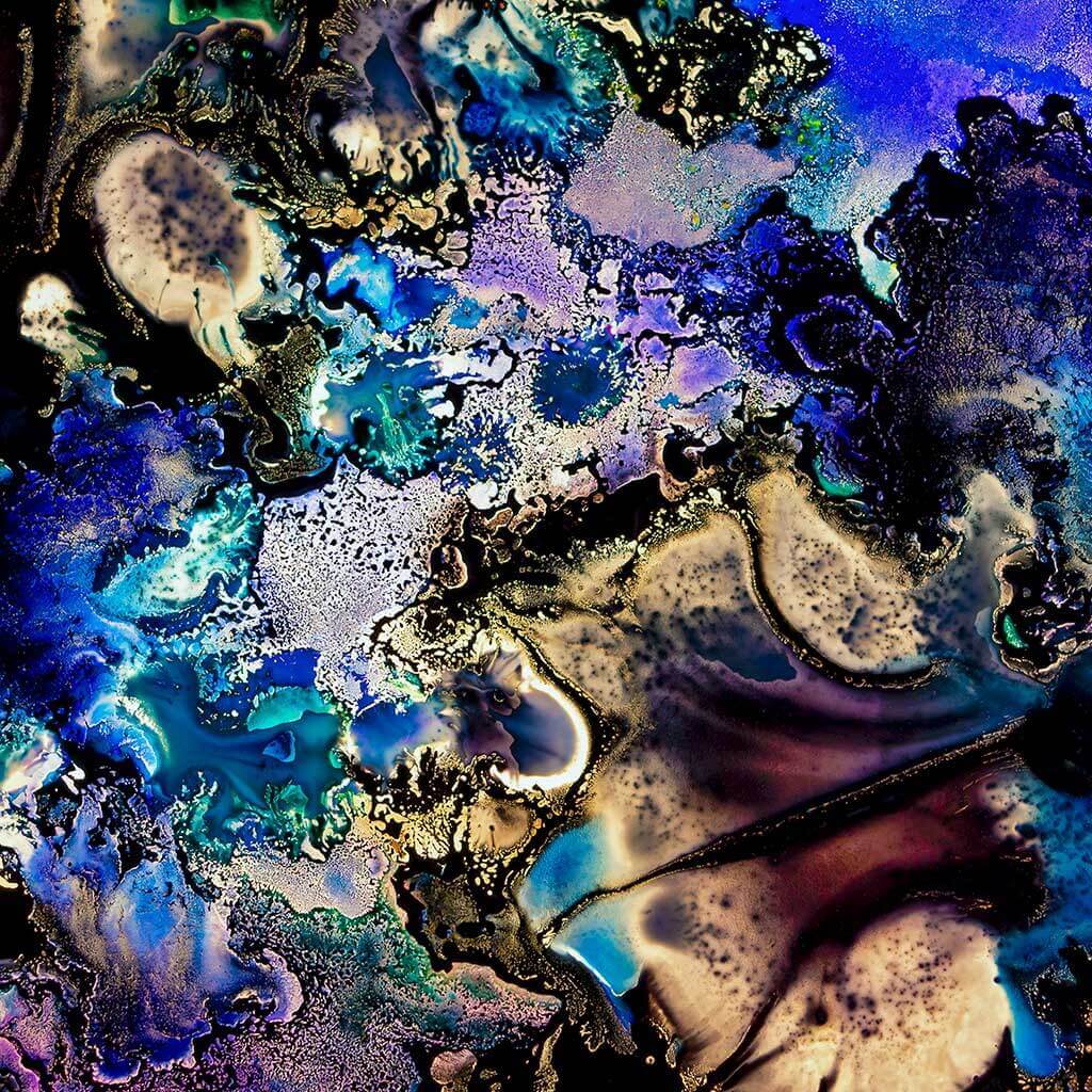 ‘Intergalactic Ebb & Flow II’ by iSpyVenus Art & Photography (cropped image). Available printed on archival paper (unframed) & ready to hang metal.