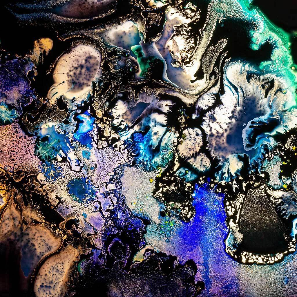 ‘Intergalactic Ebb & Flow’ by iSpyVenus Art & Photography (cropped image). Available printed on archival paper (unframed) & ready to hang metal.